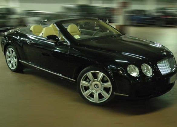 Noleggio Bentley Continental GT cabrio a Roma